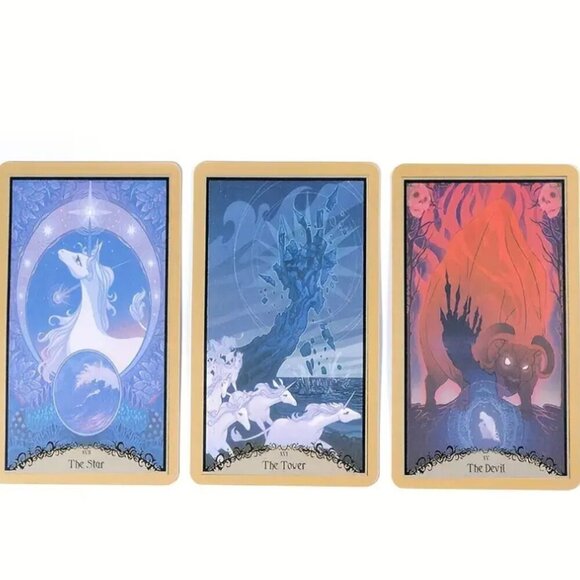 The Last Unicorn Tarot 78 Card Deck NWT - Picture 6 of 6